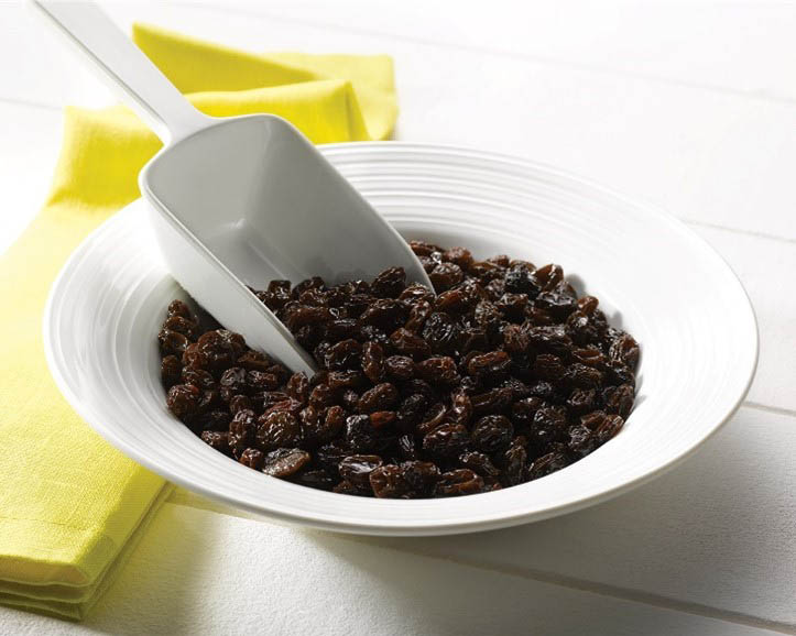 Raisins - Yellow and White Bowl