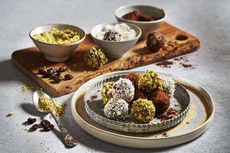 Lemon drizzle California Raisin energy balls