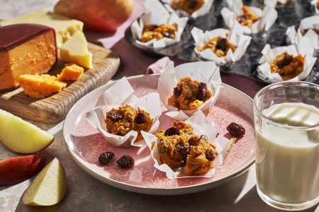 California Raisin and carrot mini lunch box muffins